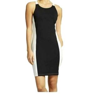 ATHLETA Womens Block Racer Back Fitted Athletic Sleeveless Dress